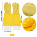 Beekeeping Gloves – Sheepskin Leather with Ventilated Sleeves