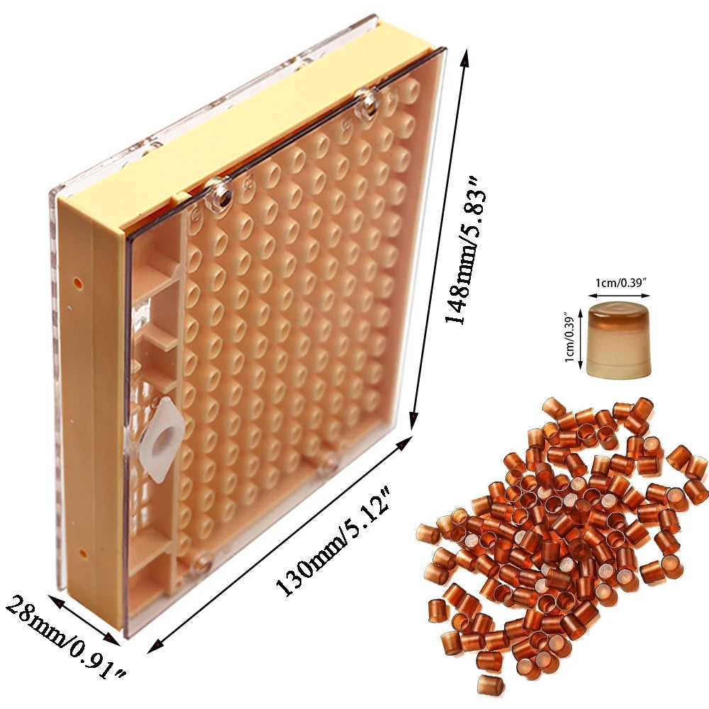 Queen Rearing Kit – Incubator Box, Cell Protectors & Cups