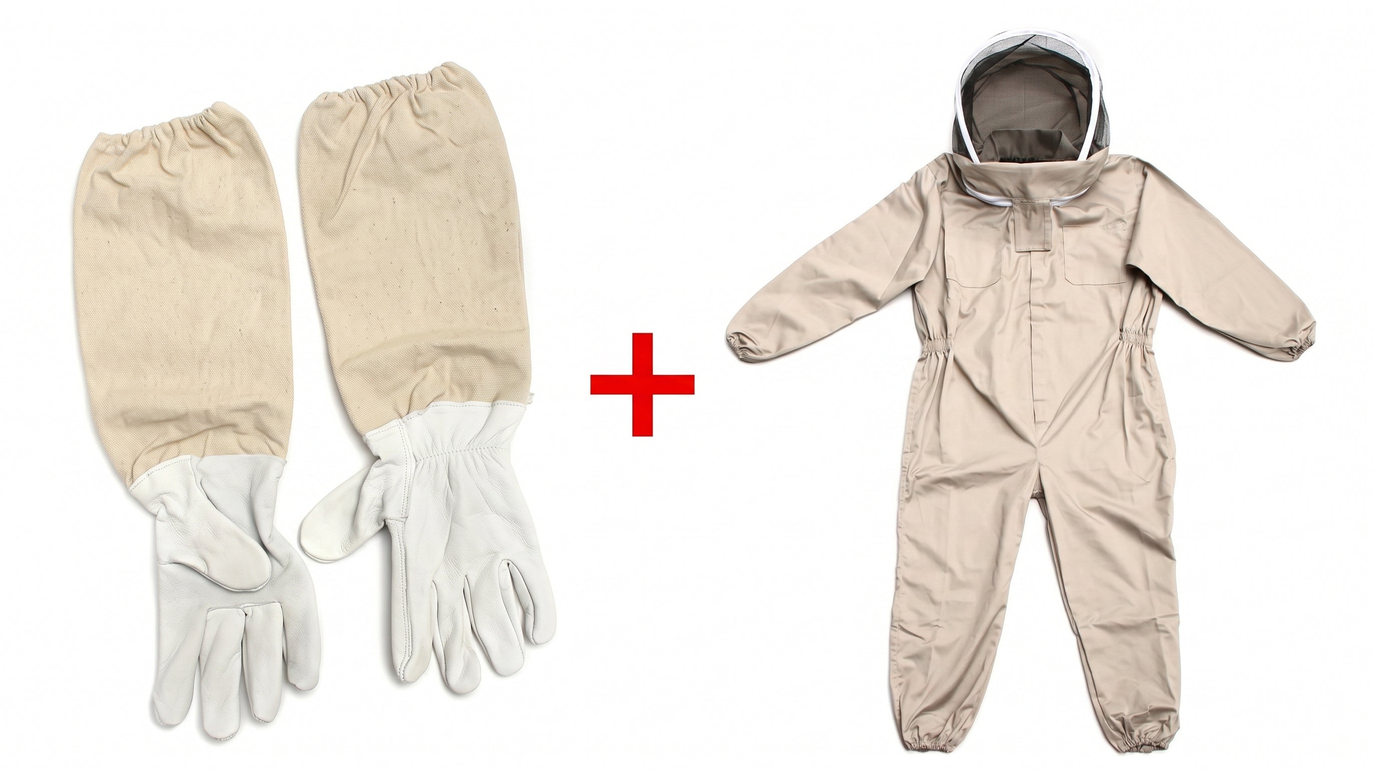 Ventilated Full-Body Beekeeping Suit with Veil & Gloves