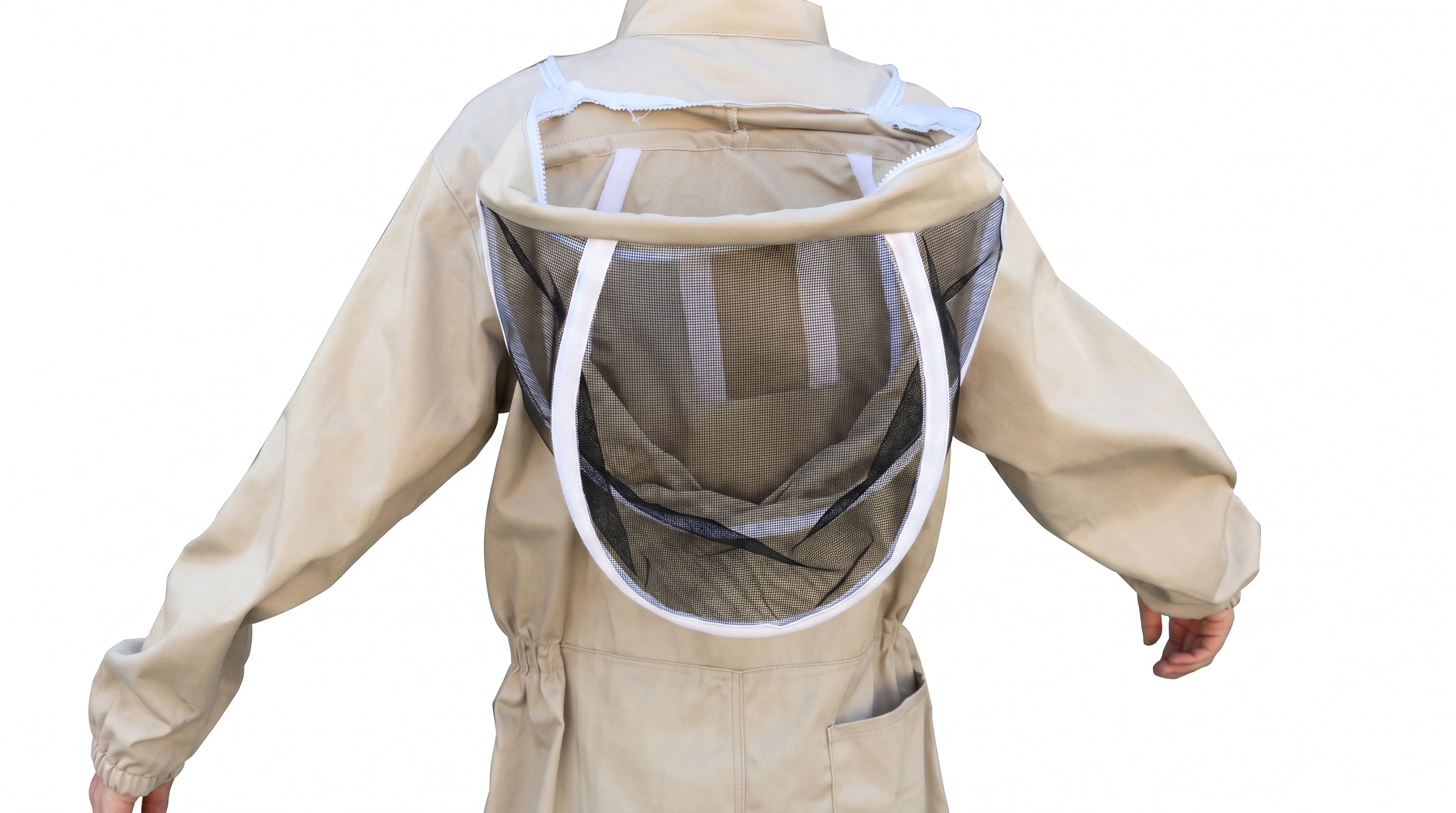 Ventilated Full-Body Beekeeping Suit with Veil & Gloves